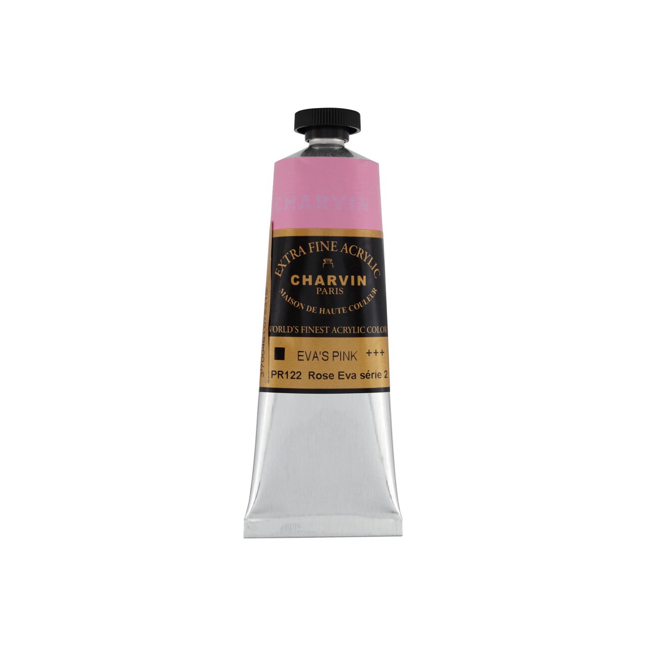Charvin Extra Fine Professional Acrylic Paint - Eva's Pink, 60ml Tube, Triple-Milled, Lightfast Pigments, Open Stock Artist Acrylic Paints in Nature-Inspired Hues